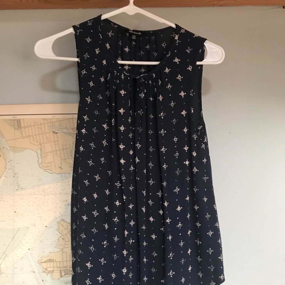 Madewell Sleeveless Keyhole Top - XXS (fits XS) - Picture 2 of 5